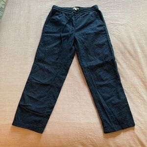 Eyelet drawstring pants